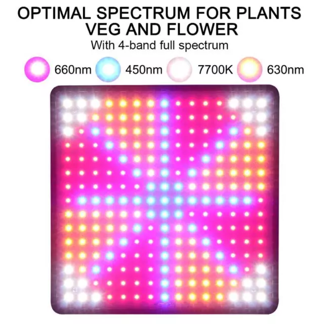Plant LED Grow Lights UV IR Full Spectrum For Hydroponic Indoor Plant Flower Veg