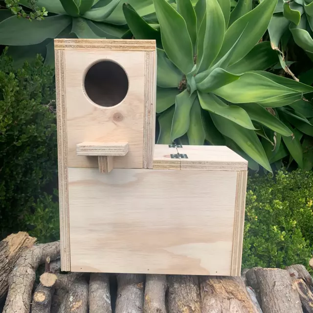 Parrot nest box medium L shape
