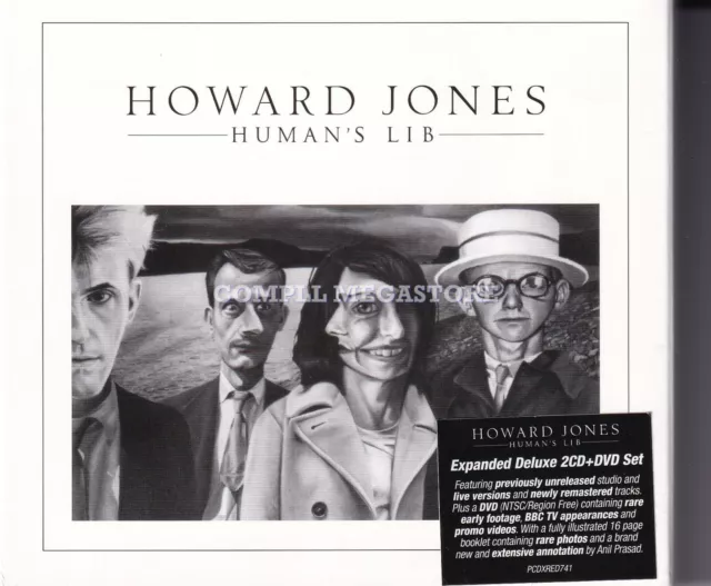 Howard Jones - Human's Lib / 2Cd & Dvd Remastered & Expanded Deluxe Set
