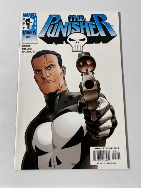 Punisher #2 Variant Cover Marvel Knights Comics 2000