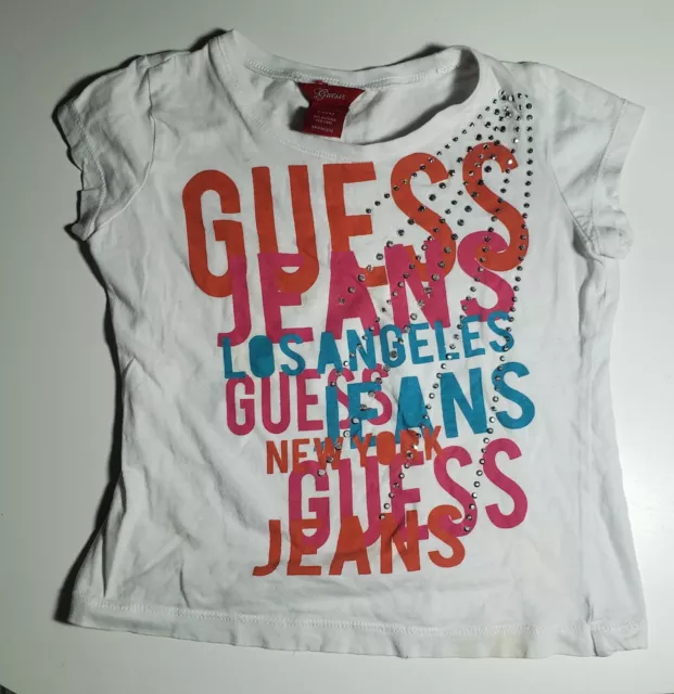 Guess Jeans Shirt - Los Angeles /New York - Size L (6X) Youth Girls