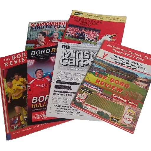 SMALL JOBLOT SCARBOROUGH Football Programmes Collectable £2.28 ...