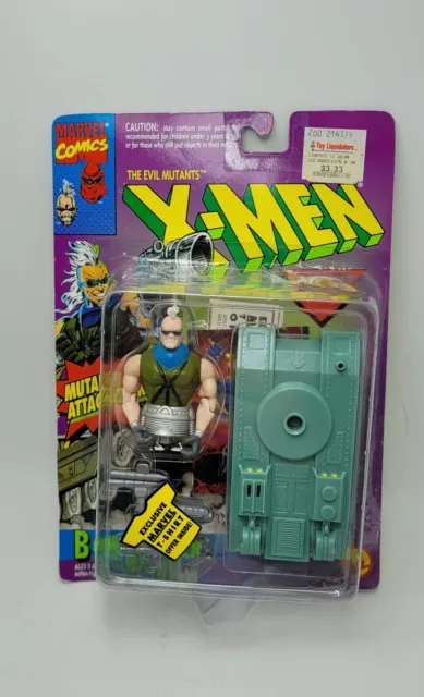 Marvel X-Men- Evil Mutants- Bonebreaker Action Figure Toybiz 1994 Box Not Mint