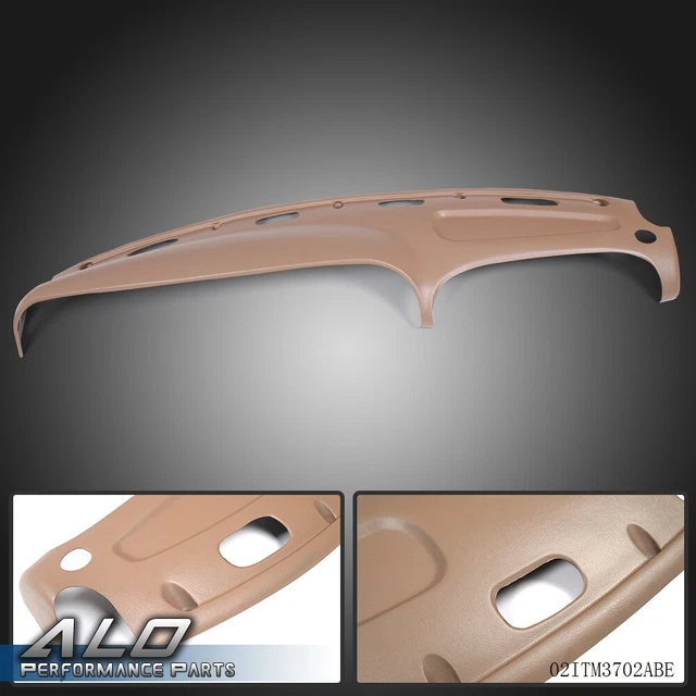 Fit For 98-02 Dodge Ram 1500 2500 3500 Dash Board Cap Bezel Cover Overlay Beige