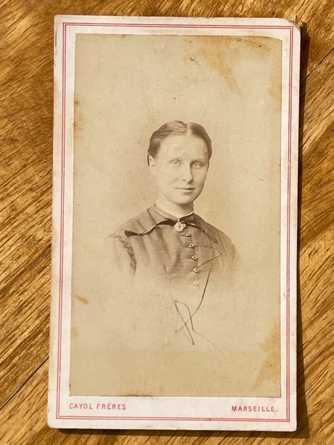 CDV Ancien - Photo Femme Mode Vers 1860 - Original Allemand