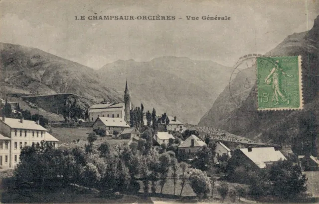 C.p.a/Département Du 05 /Le Champsaur Orciere Vue Générale