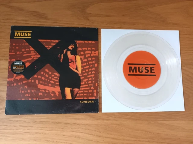 Muse - Sunburn 7" Limited Edition Clear Vinyl UK 2000 VG/NM