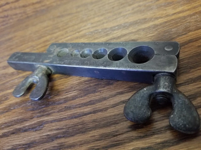 Vintage - IMPERIAL BRASS - CHICAGO - Die Block / Flaring Bar (ONLY) Made In USA