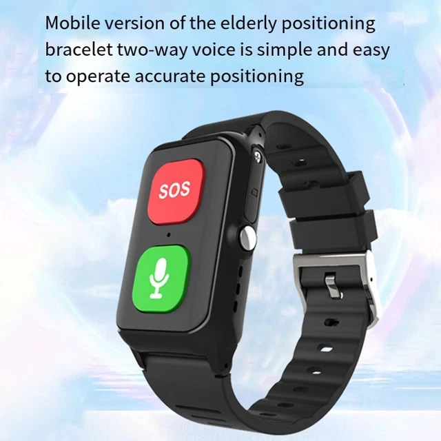 4G GPS ENABLED Anti Lost Watch for Seniors with Health Monitoring