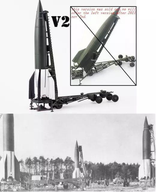 1/72 PMA WWII GERMANY V2 Rocket missile diecast and plastic Model no box 1/72 PMA WWII GERMANY V2 Rocket missile diecast and plastic Model no box