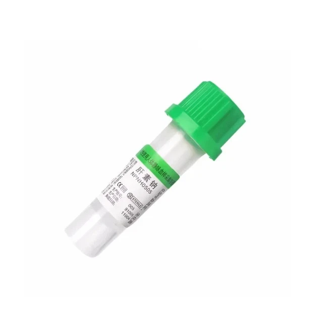 Micro Collection Additives STERILE MICRO BLOOD Collection Tube with Heparin Sodium Additives 0.5ml ...