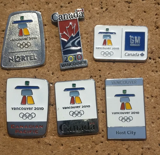 2010 Vancouver Winter Olympics - 6 Pin Set