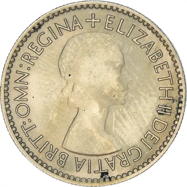 [#365802] Coin, Great Britain, Elizabeth II, 6 Pence, 1953, AU(55-58), Copper-ni
