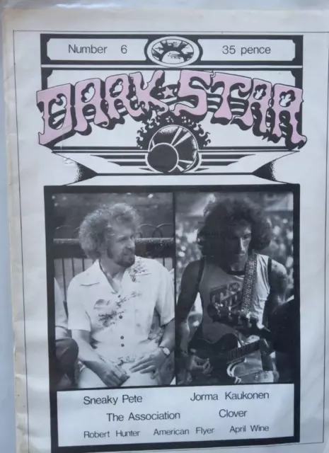Dark Star Magazine Issue Number 6, The Association, Sneaky Pete