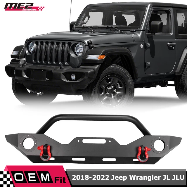 Goliath Front Grille With Amber LED Lights For 2018-2025 Jeep Wrangler JL & Gladiator JT