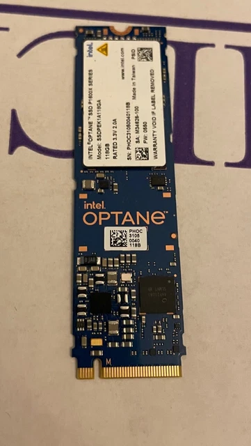 Intel Optane SSD P1600X 118GB M.2 Solid State Module (SSDPEK1A118GA01)
