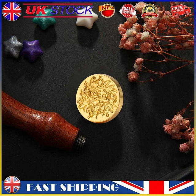 Special-shaped Fire Paint Head Retro 3D Relief Stamps Head for Wedding Card (G)