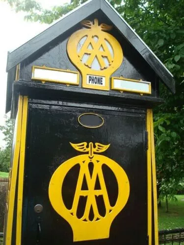 AA Automobile Association Telephone Box Phone Box Sign 2