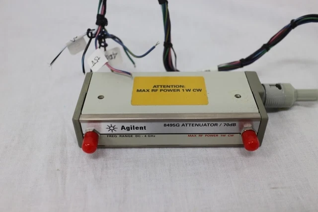 Agilent 8495G /002/011 4Ghz 70Db Step Attenuator