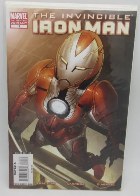 The Invincible Iron Man #11 (2009) NM 2nd Print Variant, 1st App of Rescue