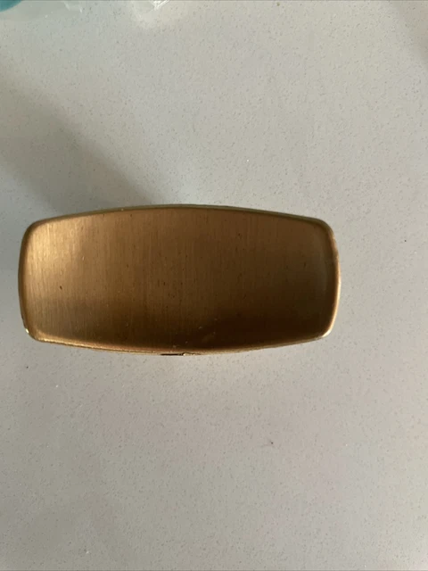 Vintage Mid Century Modern Cabinet Drawer Pulls Atomic Concave Washington new