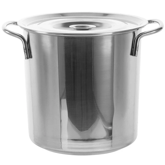Olla doméstica cubo de sopa de acero inoxidable utensilios de cocina olla de pasta