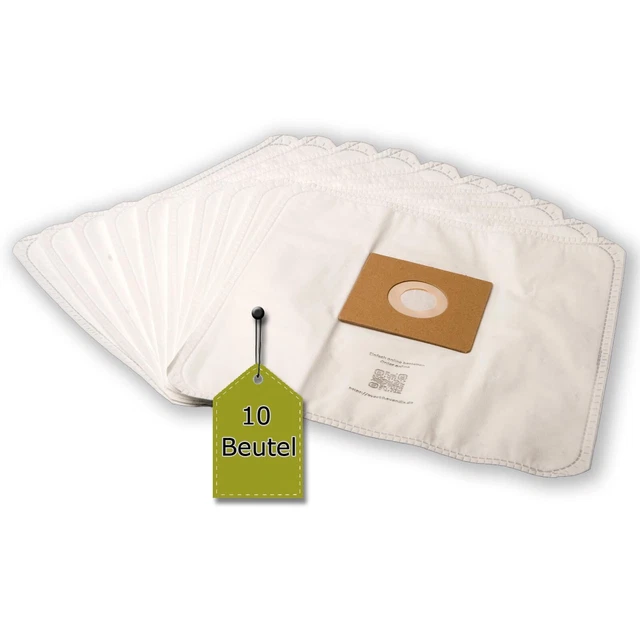 ZZ-Clan Staubsaugerbeutel Für Emerio VE-108273 – 10 Beutel + 2 Filter, 5-lagig, Reißfest
