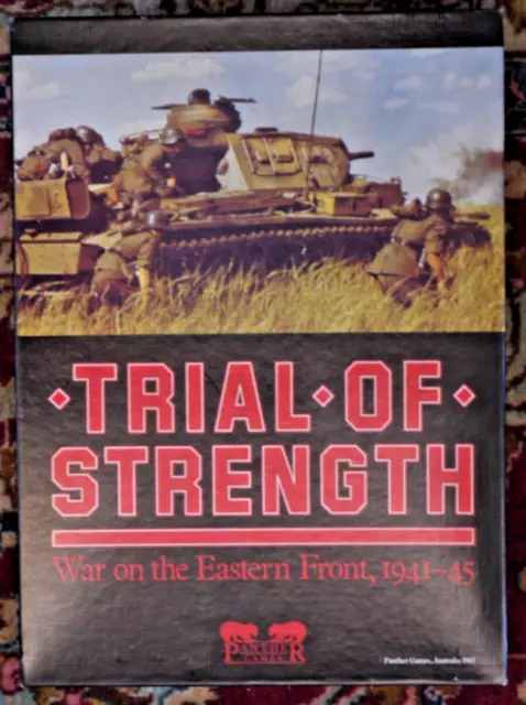 Trial of Strength War on the Eastern Front 1941- 45.   Panther Games.  Unpunched
