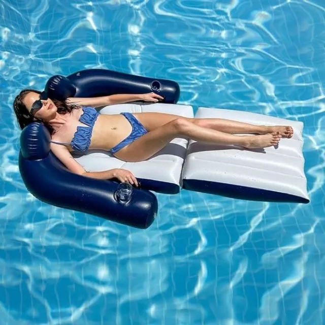 Woowind Inflatable Pool Lounger Lilo Float Floating Water Sea Holiday -FPL -CP