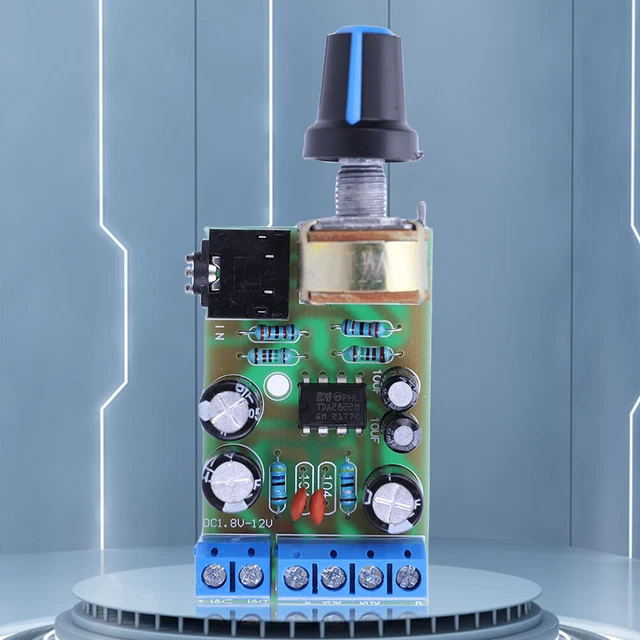 TDA2822M VOLUME CONTROL Potentiometer Module DC1.8-12V 2.0 Channel for ...