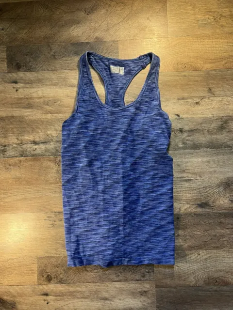 Athleta Womens Size Small  Blue Racerback Athletic Workout Tank Top