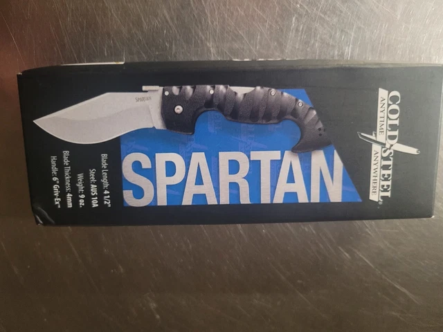 Cold Steel 21ST SPARTAN Folding Knife AUS 10A Steel NEW