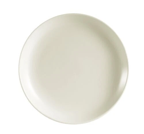CAC China REC-16C Rolled Edge 10-1/2-Inch Stoneware Coupe Round Plate America...