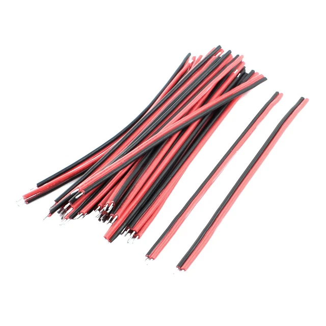 30 Pairs 10cm Length Flexible Dual Ends Tin Plated Breadboard Jumper Wire