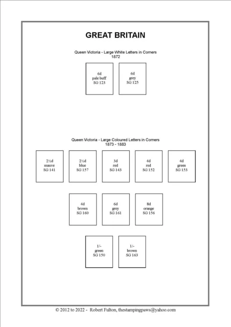 GREAT BRITAIN - Print Your Own Stamp Album - 1840 to 2023 - for A4 Paper+