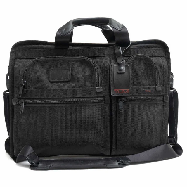 Tumi Bag Briefcase Business Men Men'S Nylon Leather Genuine 26114Dh Alpha