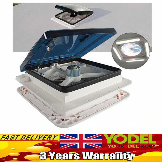 15.75 RV Caravan Roof Vent Skylight 12V 10speeds Camper Van Motorhome - View #6