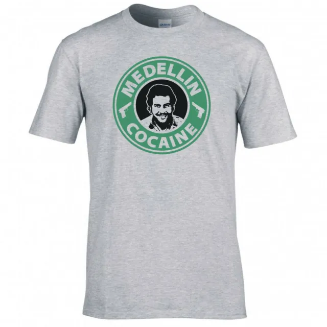 Funny Pablo Escobar "Medellin Circle Logo" T-Shirt