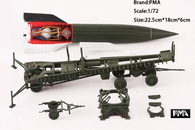 PMA 1/72 WWII GERMANY V2 Rocket missile diecast and plastic Model no box