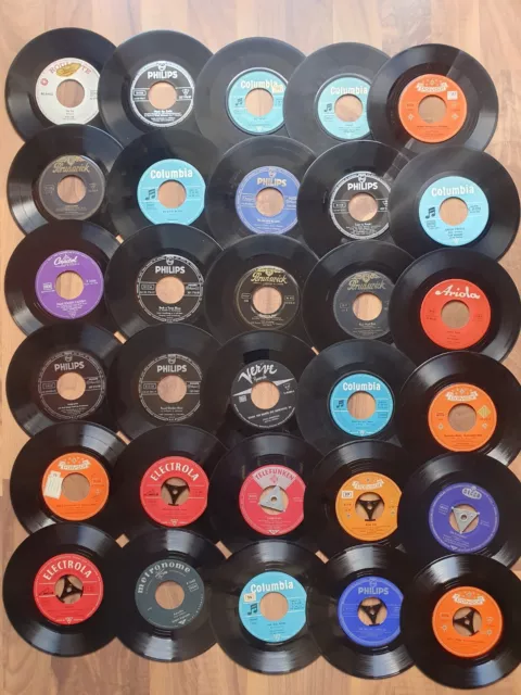 Single Konvolut 1950er 1960er Vinyl Schlager Pop Tanzmusik Jukebox 93 Stück