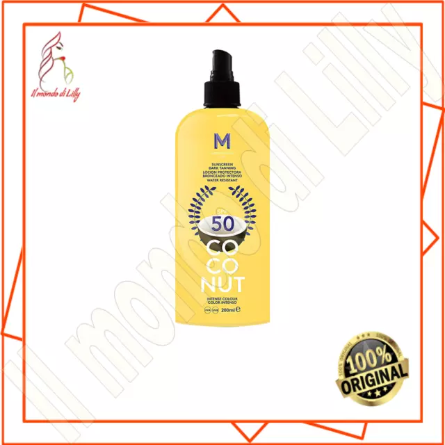 MEDITERRANEO SUN-COCONUT sunscreen dark tanning SPF50 200 ml