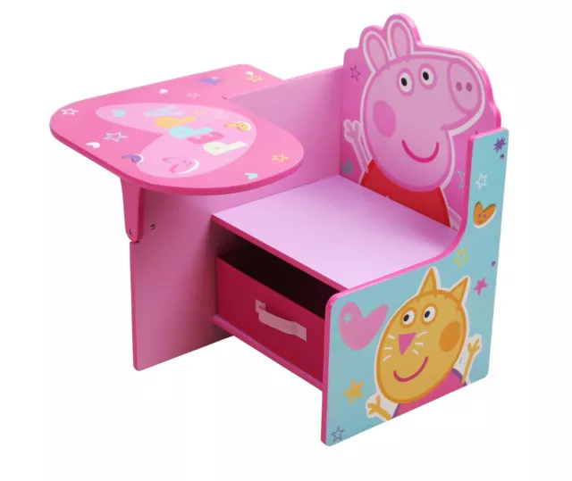 Peppa Pig Desk with Storage Bin by Nixy Children