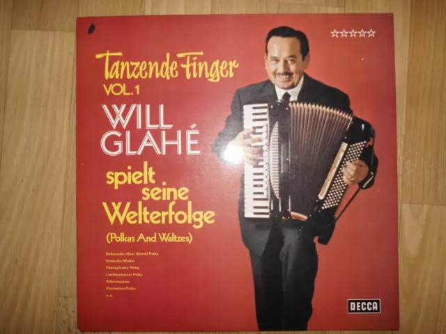 Sammlungsauflösung: 1x Vinyl LP: WILL GLAHE "Tanzende Finger Vol.1"