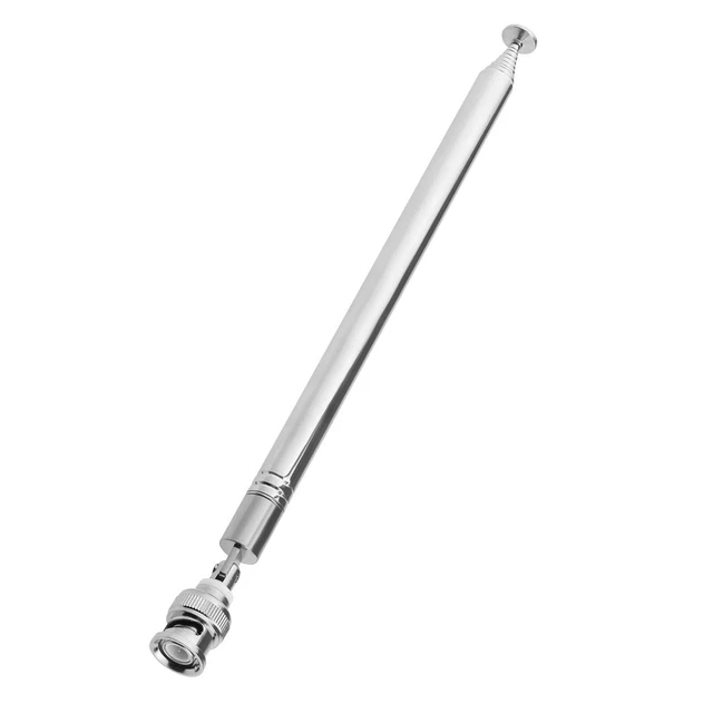 2 antenne telescopiche da 430 mm a 7 sezioni, connettore BNC