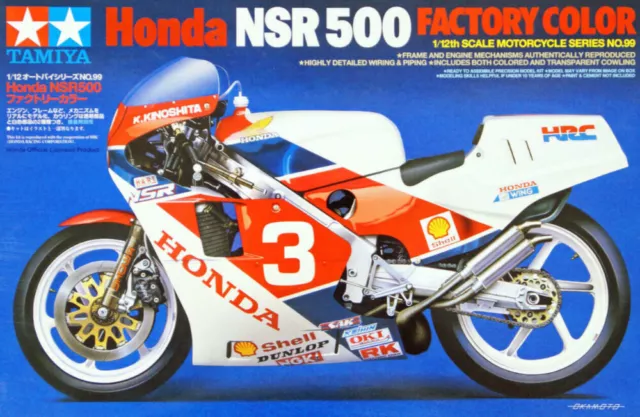 Tamiya 1/12 Honda NSR 500 Factory Colour - 14099 Model Kit