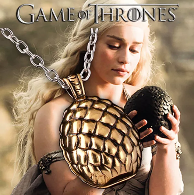 Halskette mit Anhänger Ei, GAME OF THRONES, Targaryen Drachenei  pendant