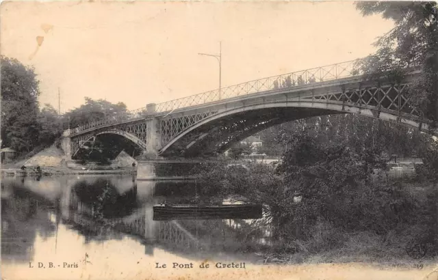 Cpa 94 Le Pont De Creteil