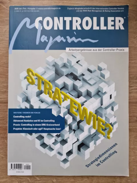 Controller Magazin Ausgabe 1 2020  Januar Februar 2020 Controllermagazin
