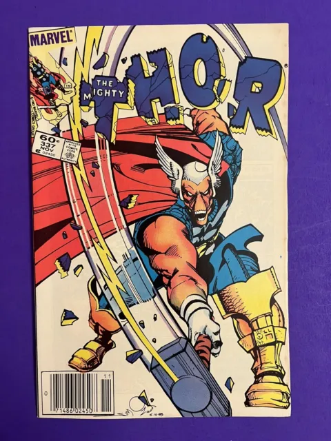 THE MIGHTY THOR #337 1st App Beta Ray Bill (Marvel Comic 1983) NEWSSTAND 🔥