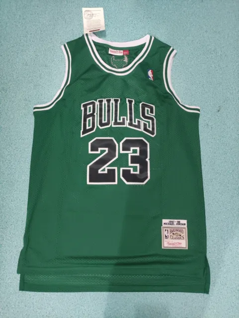 Chicago Bulls 23 Retro Green Basketball Jersey